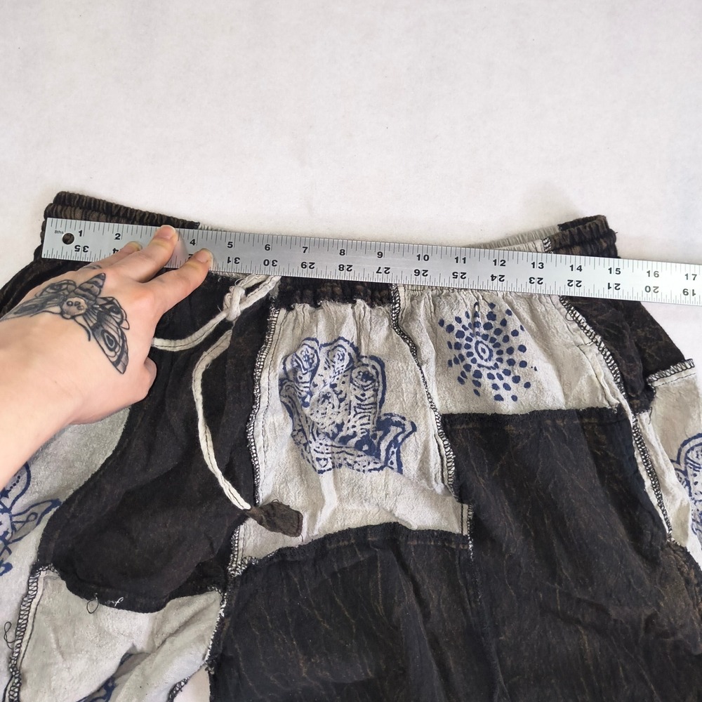 Boho Patchwork Cotton Pants Womens Plus Size Hams… - image 8